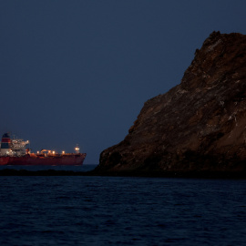 Un petrolero en el estrecho de Ormuz