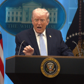 Donald Trump, el 6 de abril.