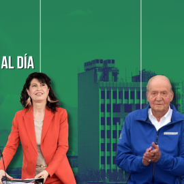 Fotomontaje con las imágenes de Ana Redondo y Juan Carlos I.