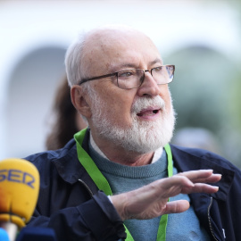El portavoz de Marea Blanca en Sevilla, Sebastián Recio, este miércoles.