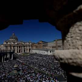 La plaza del Vaticano, durante una misa.