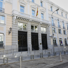 Fachada del edificio del Consejo General del Poder Judicial (CGPJ).