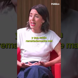 Irene Montero: "La gente consigue derechos organizándose, no haciendo burpees a las 6 de la mañana"