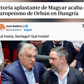 La reacción de Baldoví a la derrota de Orban.