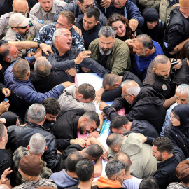 Funeral en Líbano tras los bombardeos de Israel.