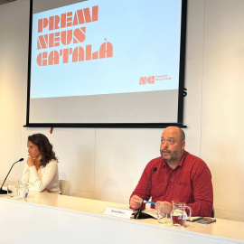 Un moment de la presentació del Premi Neus Català