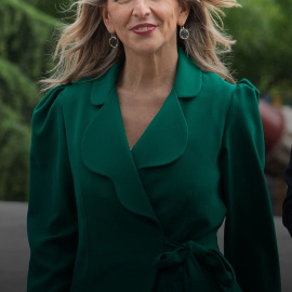 Yolanda Díaz llama a Feijóo, "vasallo de Vox" por su posición sobre las personas migrantes
