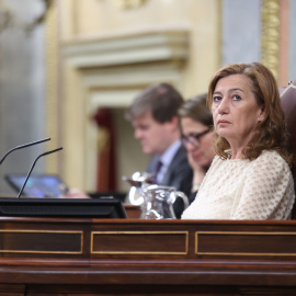 La presidenta dela Congreso, Francina Armengol, durante el Pleno del Congreso en Madrid.