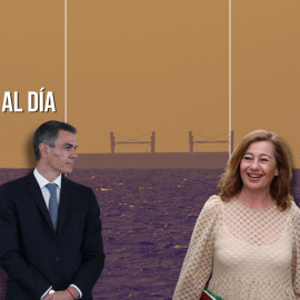 Fotomontaje con imágenes de Pedro Sánchez y Francina Armengol.
