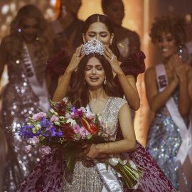 Harnaaz Sandhu es elegida Miss Universo en 2021.