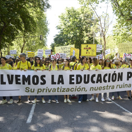 Manifestación por la Educación Pública.