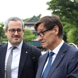 Salvador Illa y Eduard Rivas
