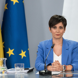 La ministra de Vivienda y Agenda Urbana, Isabel Rodríguez, durante una rueda de prensa posterior al Consejo de Ministros.