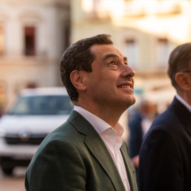 El presidente de la Junta de Andalucía, Juan Manuel Moreno Bonilla.