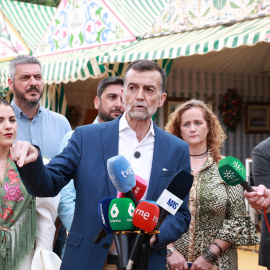 El coordinador federal de IU y candidato de Por Andalucía