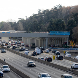 Imagen de archivo de la autopista M-30 de Madrid.