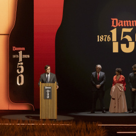 El parlament del president de la Generalitat, Salvador Illa, durant la gala del 150è aniversari de Damm