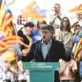 El presidente de Junts, Carles Puigdemont, en una imagen de archivo.