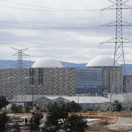 Vista de la central nuclear de Almaraz, a 16 de febrero de 2026, en Navalmoral de la Mata, Cáceres, Extremadura (España).
