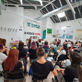 Acto para recaudar fondos para madres protectoras celebrado el sábado 25 de abril en la Villana de Vallekas.