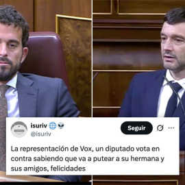 El diputado de Vox Carlos Hernández Quero y el ministro de Consumo, Pablo Bustinduy.