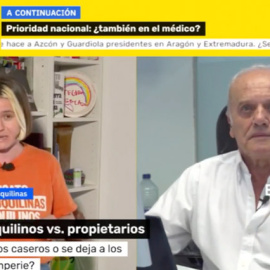 Valeria Racu, portavoz del Sindicato de Inquilinas, en 'Mañaneros 360'.