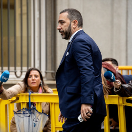 El empresario Víctor de Aldama a su llegada al Tribunal Supremo.