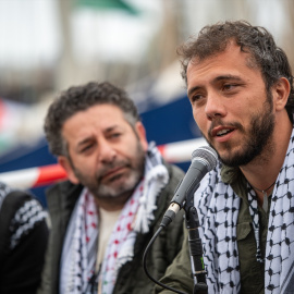 directivos-saif-abukeshek-thiago-avila-global-sumud-flotilla