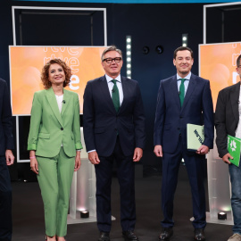 Los candidatos a la Junta de Andalucía.