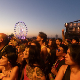 Asistentes al Mad Cool 2025 en primera fila.