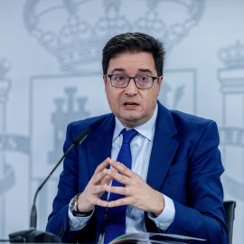 EuropaPress_73El ministro para la Transformación Digital, Óscar López, durante una rueda de prensa tras el Consejo de Ministros, a 24 de febrero de 2026, en Madrid18491_ministro_transformacion_digital_oscar_lopez_rueda_prensa_consejo_ministros