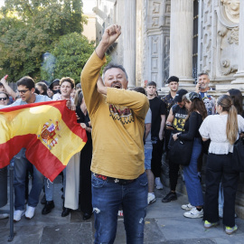 Imagen de la concentración convocada por Vito Quiles en Granada.