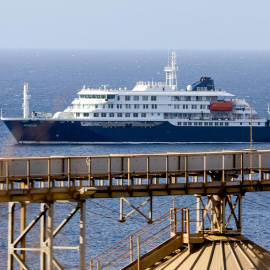 El crucero holandés MV Hondius.