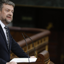 El diputat d'ERC al Congrés Francesc-Marc Álvaro en una intervenció en un ple, en una imatge d'arxiu. 02/2024