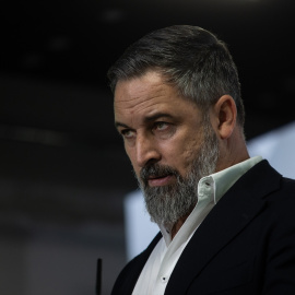 El presidente de VOX, Santiago Abascal.