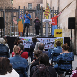 Un acte de la CUP a Lleida de cara a les eleccions municipals del 2023. 12/05/2023