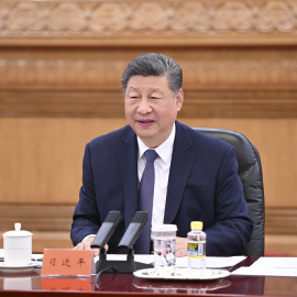 Xi Jinping en una reunión.