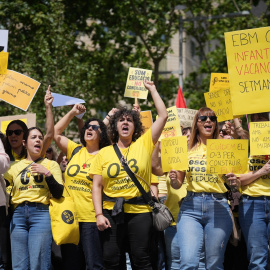 profesores-manifestacion-educacion-infantil-barcelona