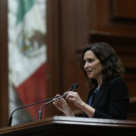 La presidenta de la Comunidad de Madrid, Isabel Díaz Ayuso, visita el Congreso del Estado de Aguascalientes (México).
