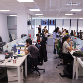 La redacción de 'Público'.