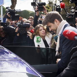 El exfutbolista del FC Barcelona y empresario Gerard Piqué sale tras declarar en el Juzgado de Primera Instancia e Instrucción Número 4 de Majadahonda (España).