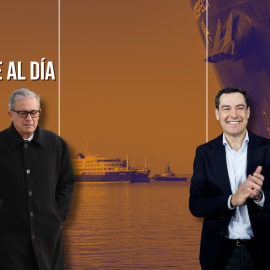 Fotomontaje con las imágenes de Jordi Pujol Ferrusola y Juan Manuel Moreno.