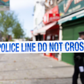 Cinta policial en Londres.