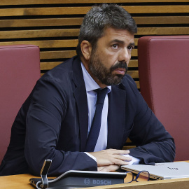 El expresident de la generalitat Valenciana, Carlos Mazón, durante una sesión de control al 'president', Juanfran Pérez Llorca, el pasado 7 de mayo de 2026.