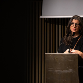 La Relatora especial de las Naciones Unidas sobre los territorios palestinos Francesca Albanese.