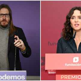 Pablo Fernández e Isabel Díaz Ayuso.