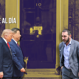 Fotomontaje con las imágenes de Donald Trump, Xi Jinping y Víctor de Aldama.