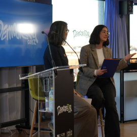 Presentación de la iniciativa 'DemocraZia con Z', el 19 de febrero de 2026.