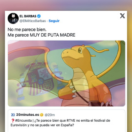 Aplausos a la decisión de RTVE sobre Eurovisión.