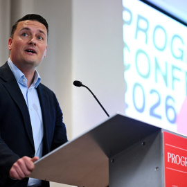 El exministro de sanidad y candidato a presidir el partido laborista, Wes Streeting, este sábado.